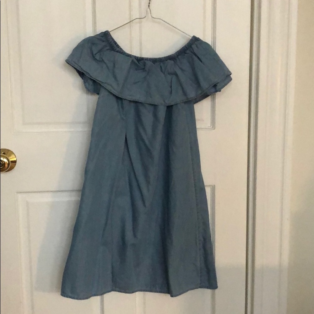 Jean dress, mid knees, perfect for summer